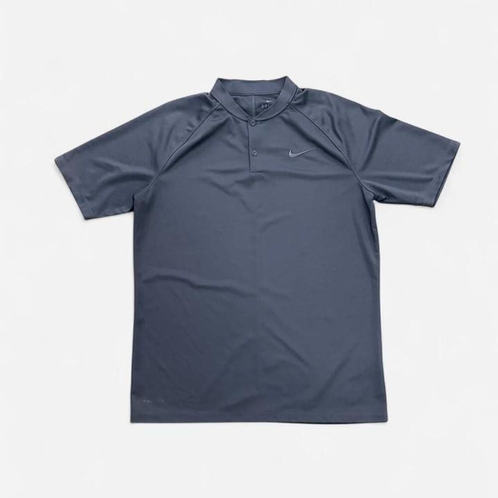 Nike Men's Grey Dri-Fit Polo